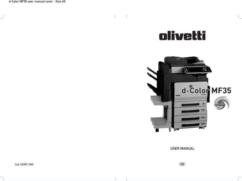 Página nº 1 - Manual de usuario Olivetti d-Color MF35