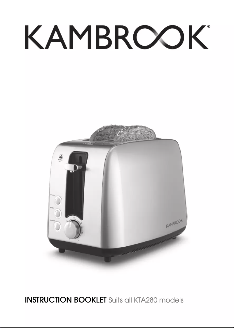 Página 1 del manual Manual de usuario Kambrook Deluxe Collection KTA280