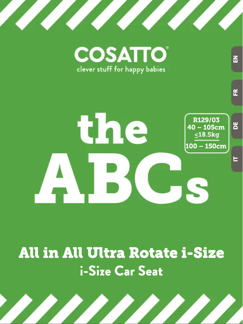 Imagen de la primera página del manual del dispositivo All in All Ultra Rotate i-Size