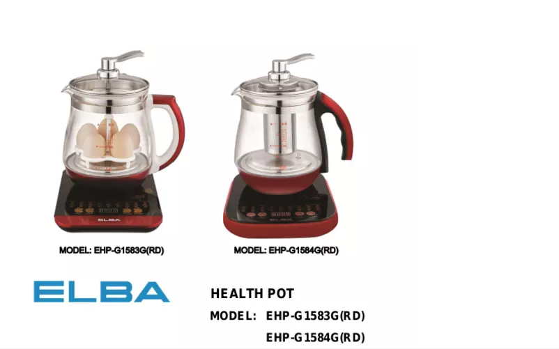 Página nº 1 - Manual de usuario Elba EHP-G1583G(RD)