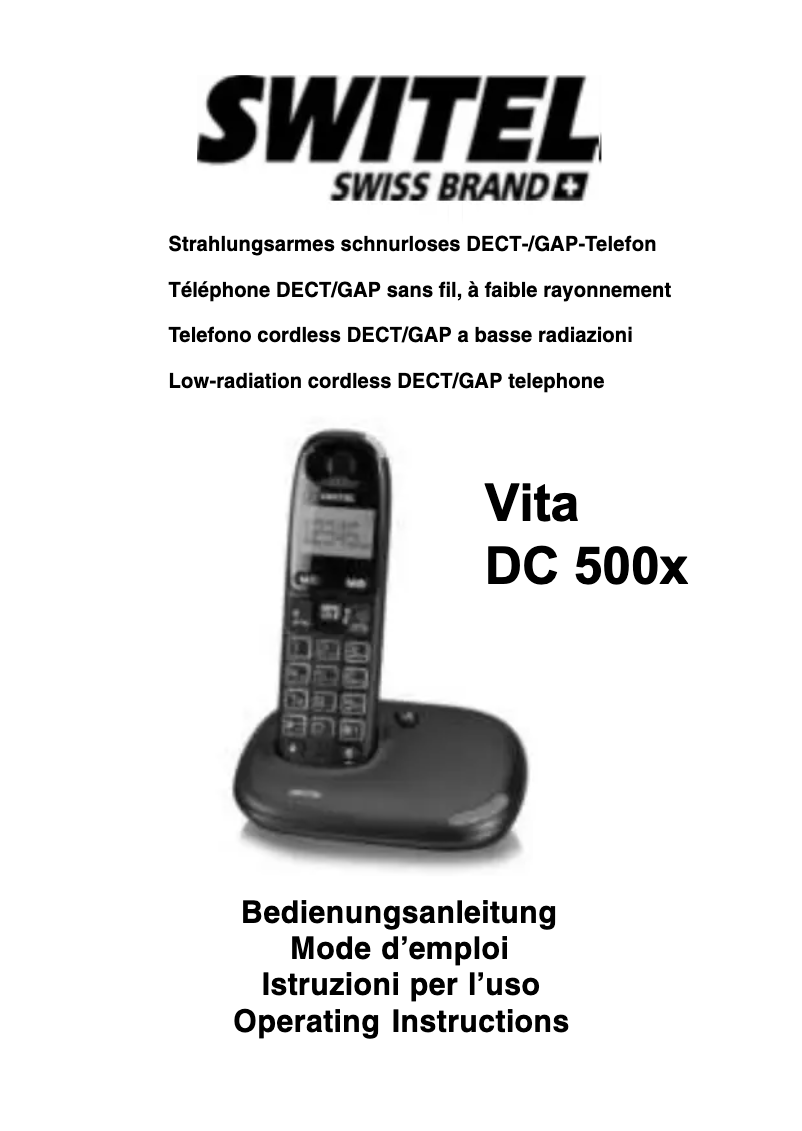 Imagen de la primera página del manual del dispositivo Vita DC5002