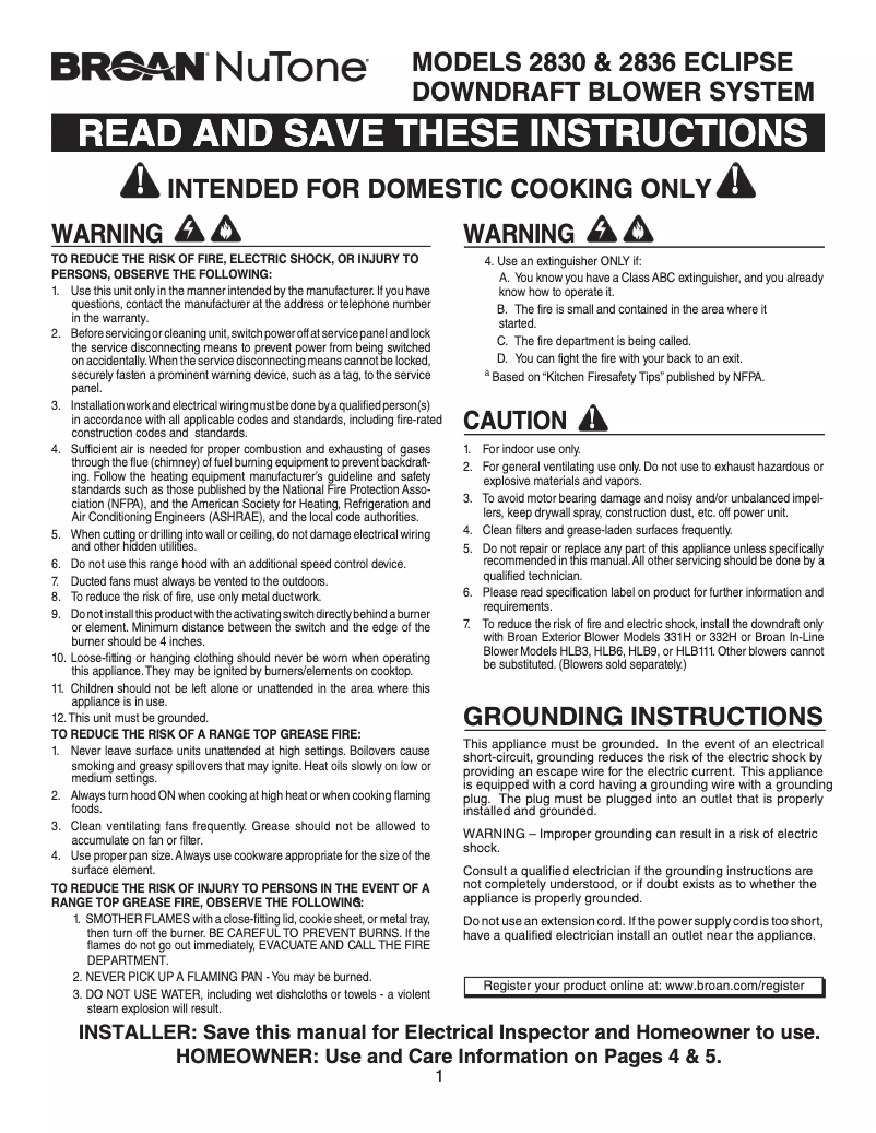 Imagen de la primera página del manual del dispositivo 283003