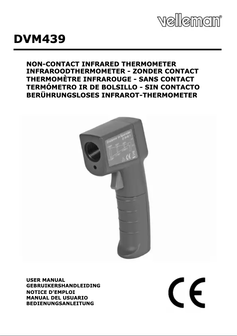 Página 1 del manual Manual de usuario Velleman DVM439