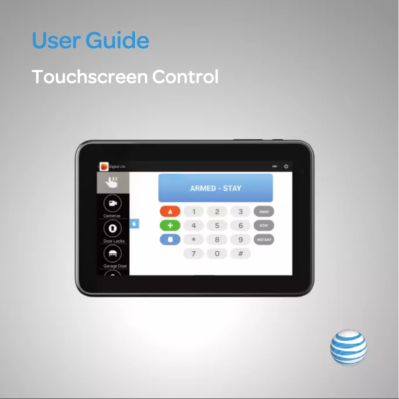 Imagen de la primera página del manual del dispositivo Touchscreen Control