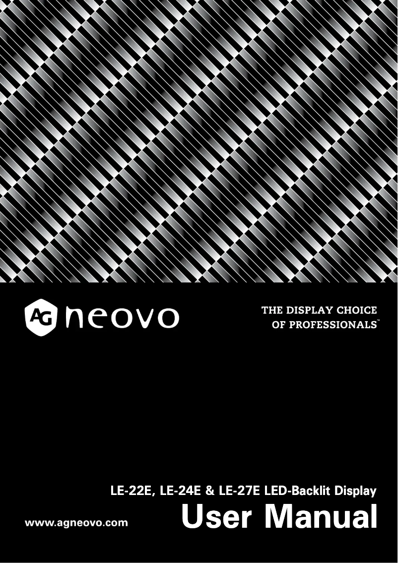 Imagen de la primera página del manual del dispositivo X-22EW