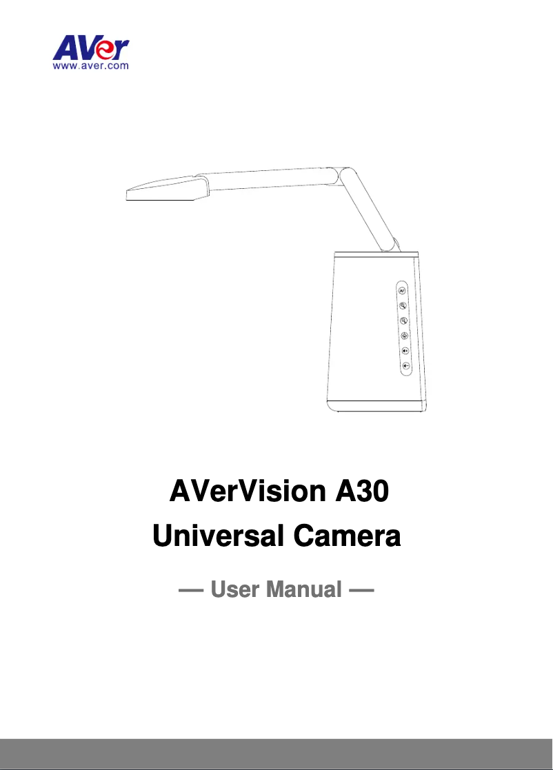 Página 1 del manual Manual de usuario AVer AVerVision A30
