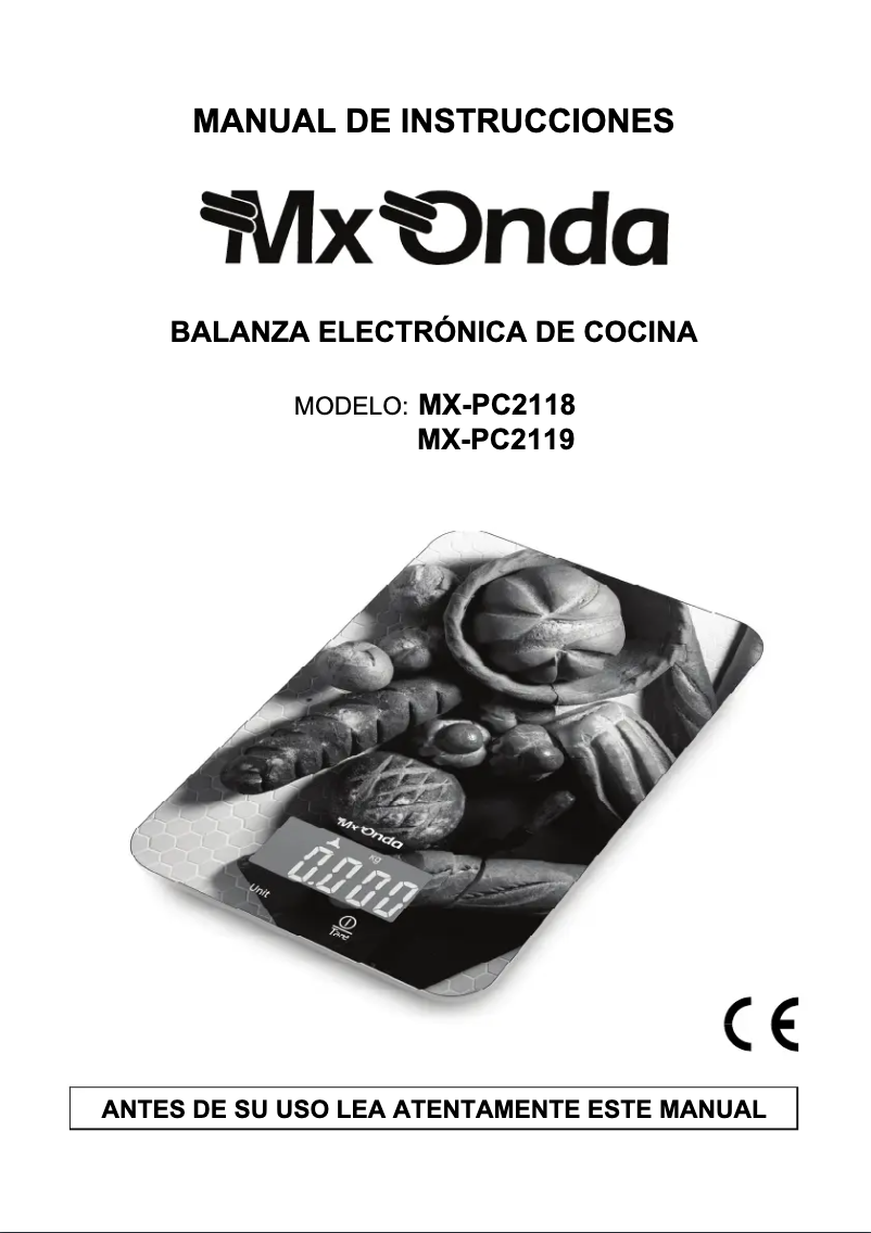 Página 1 del manual Manual de usuario Mx Onda MX-PC2119