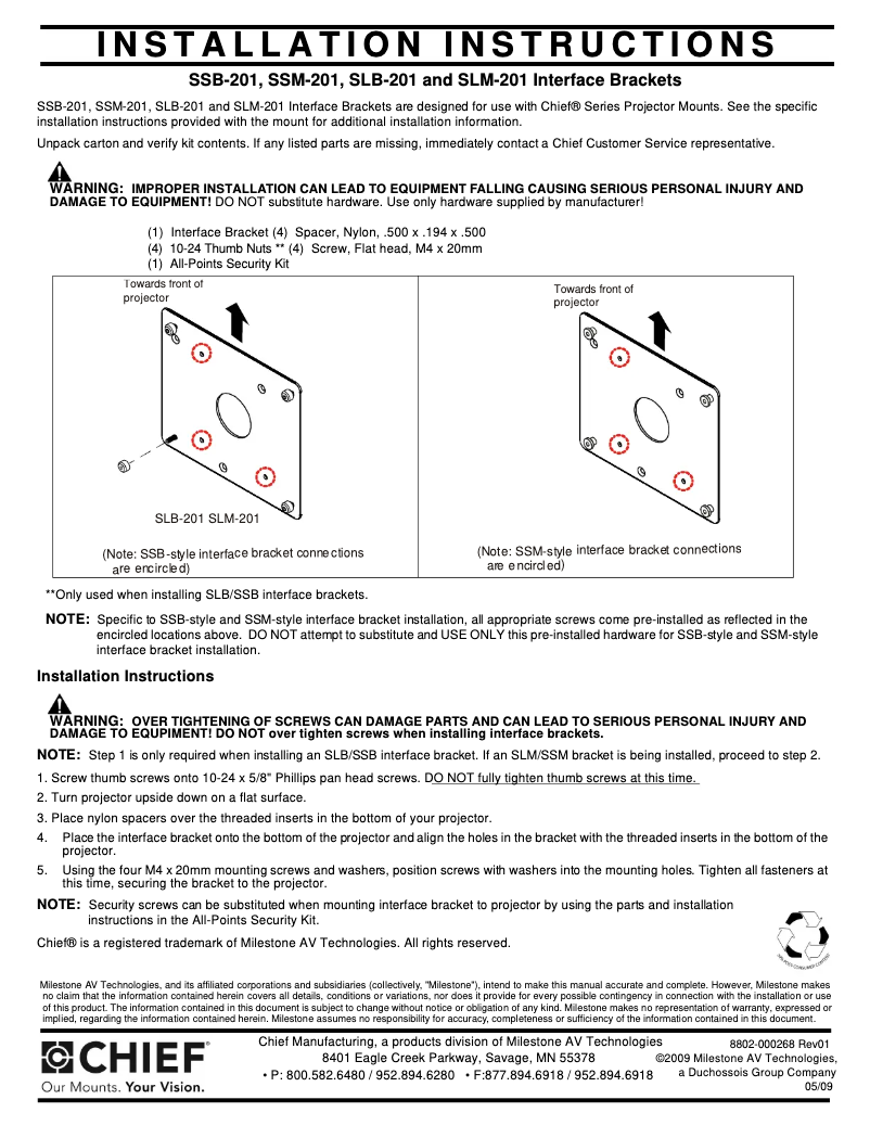 Imagen de la primera página del manual del dispositivo SLM201