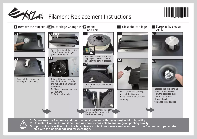 Imagen de la primera página del manual del dispositivo RF10BXEU03K
