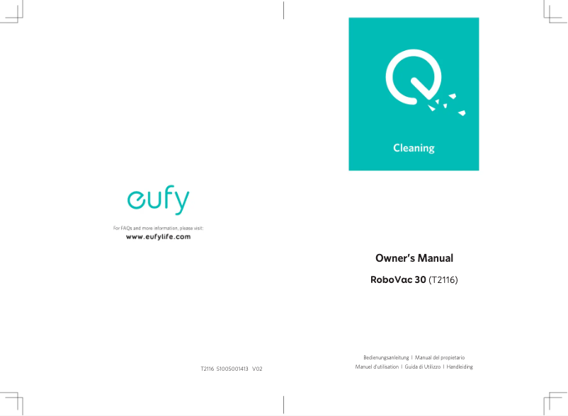 Página 1 del manual Manual de usuario Eufy RoboVac 30