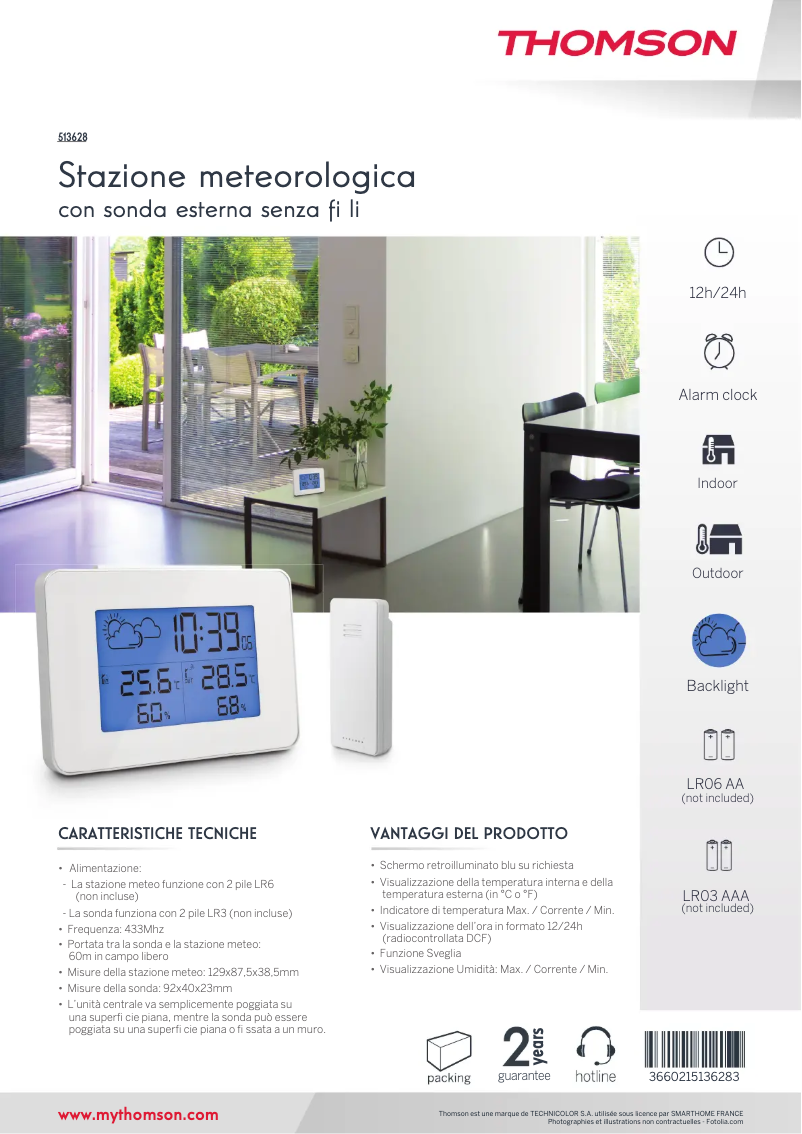 Página nº 1 - Ficha técnica Thomson 513628