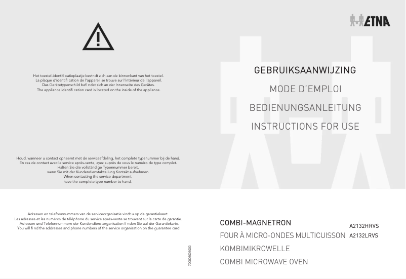 Página 1 del manual Manual de usuario Etna A2132