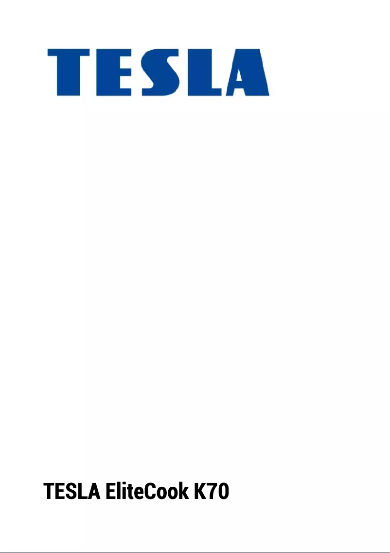 Imagen de la primera página del manual del dispositivo EliteCook K70