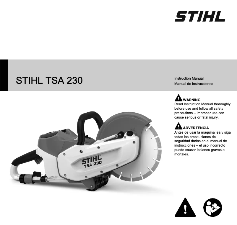 Página 1 del manual Manual de usuario Stihl TSA 230