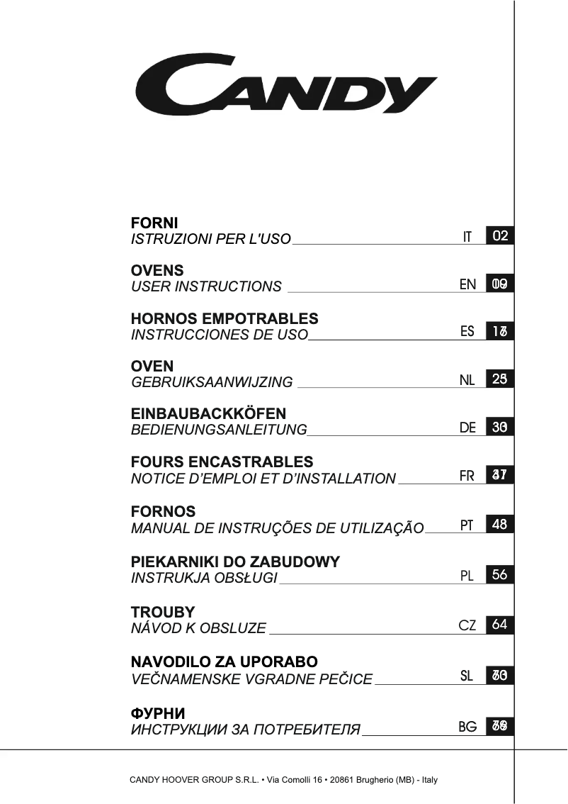 Imagen de la primera página del manual del dispositivo FCP605XL