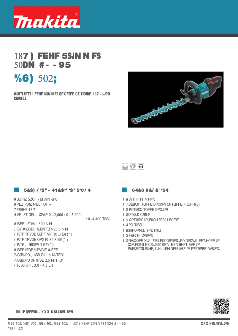 Imagen de la primera página del manual del dispositivo DUH502Z