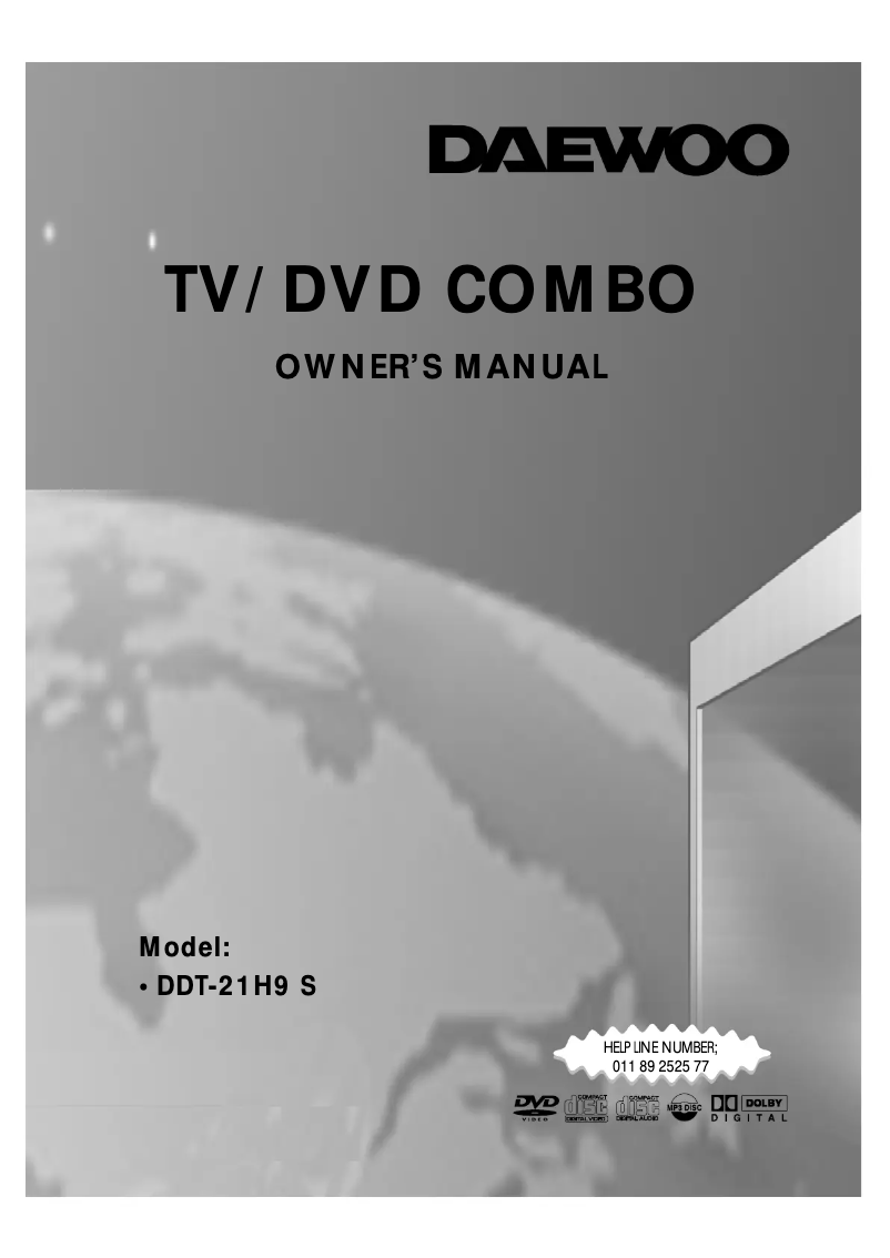 Imagen de la primera página del manual del dispositivo DT-21H9