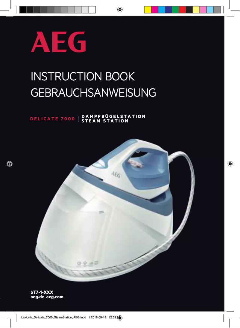 Página nº 1 - Manual de usuario AEG Delicate 7000 ST7-1-4LG