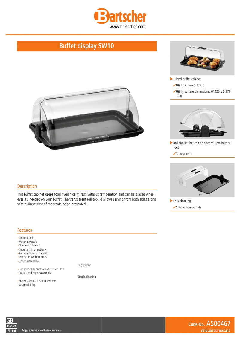 Imagen de la primera página del manual del dispositivo SW10