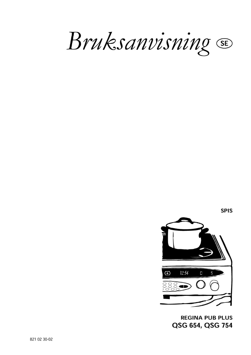 Página 1 del manual Manual de usuario Husqvarna Regina Pub Plus QSG654