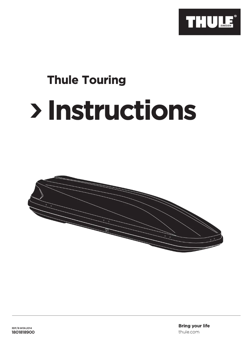 Página nº 1 - Manual de usuario Thule Touring 600