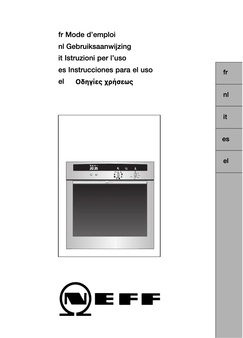 Página 1 del manual Manual de usuario Neff B1841N2