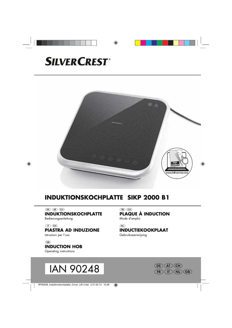 Imagen de la primera página del manual del dispositivo SIKP 2000 B1