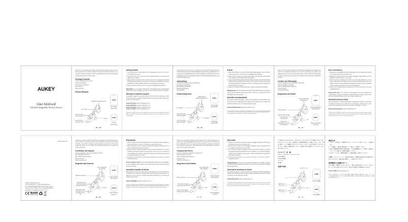Imagen de la primera página del manual del dispositivo HD-C40