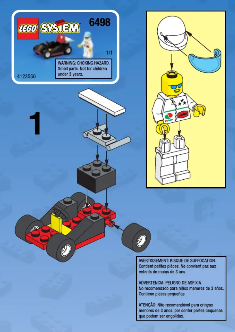 Página 1 del manual Manual de usuario Lego GO-CART