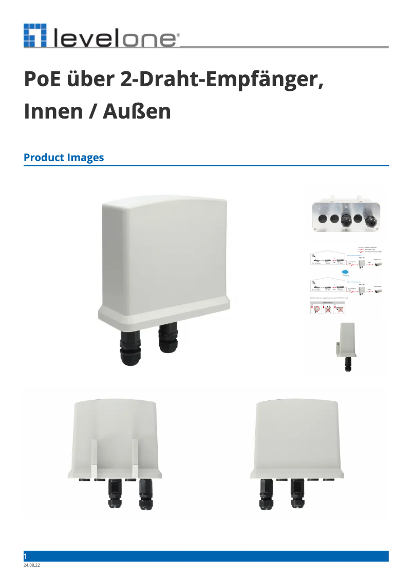 Página nº 1 - Ficha técnica LevelOne POT-1110