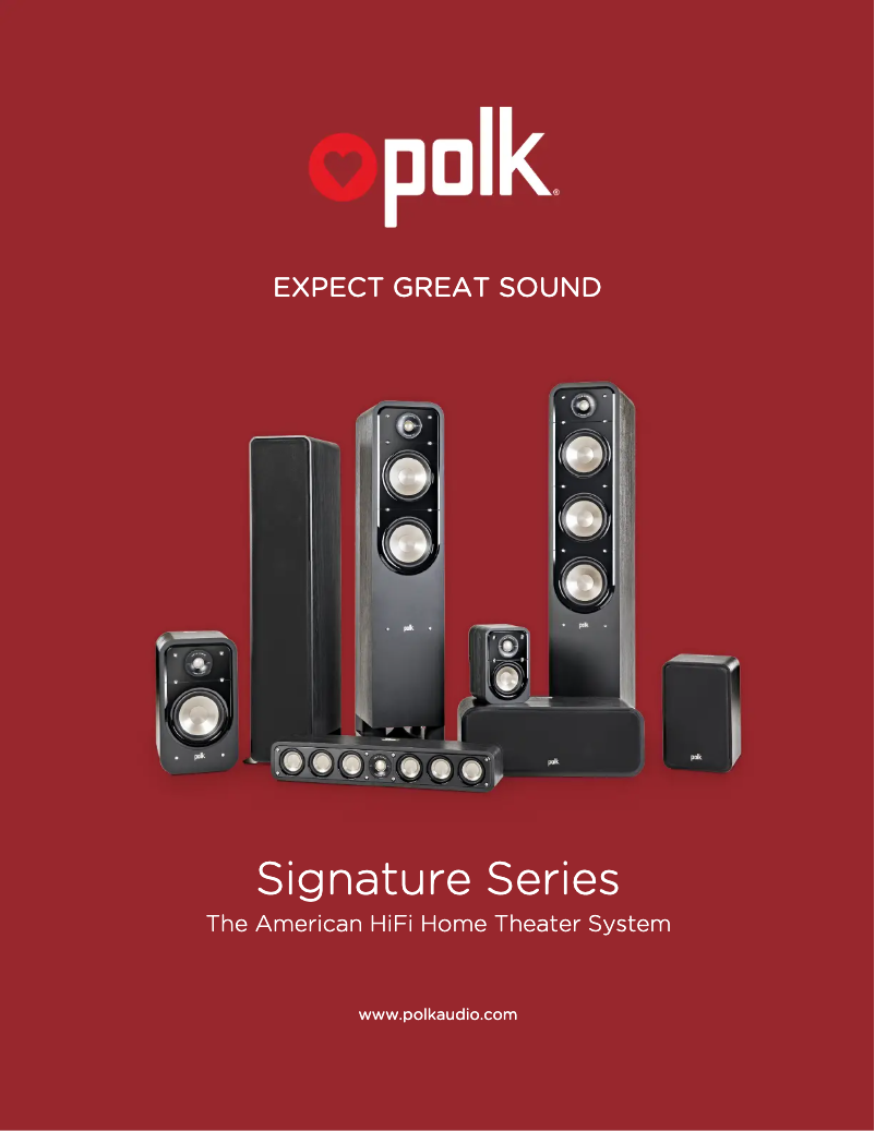 Página nº 1 - Ficha técnica Polk Signature S10