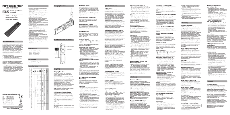 Imagen de la primera página del manual del dispositivo EDC27