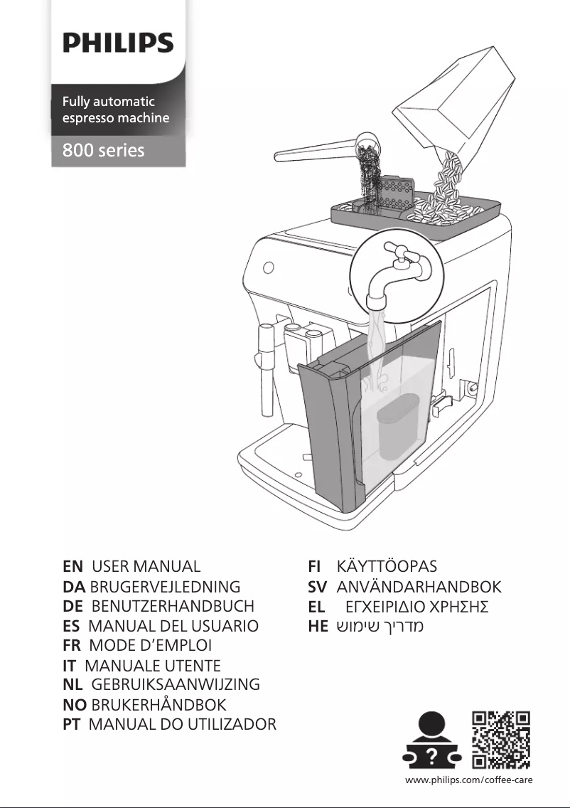 Imagen de la primera página del manual del dispositivo 800 Series EP0824