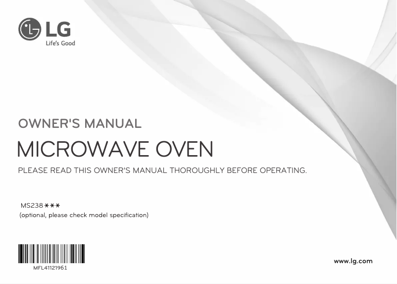 Página 1 del manual Manual de usuario LG MS2383B