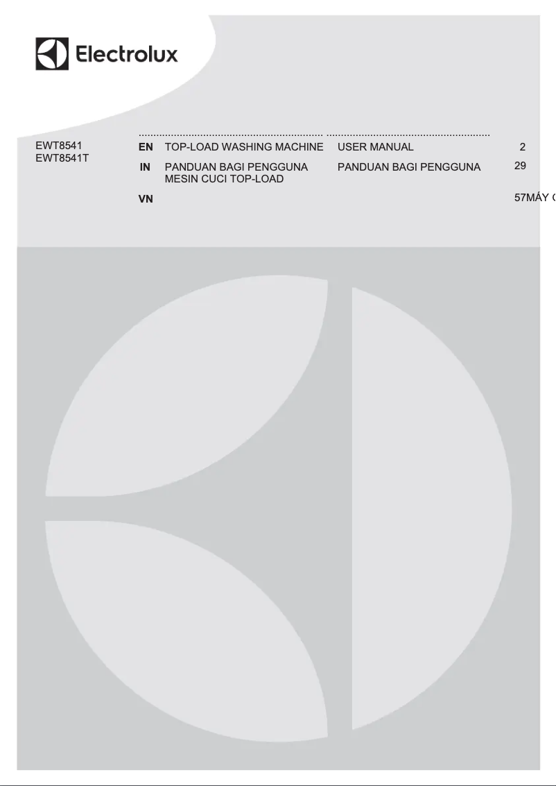 Imagen de la primera página del manual del dispositivo EWT8541