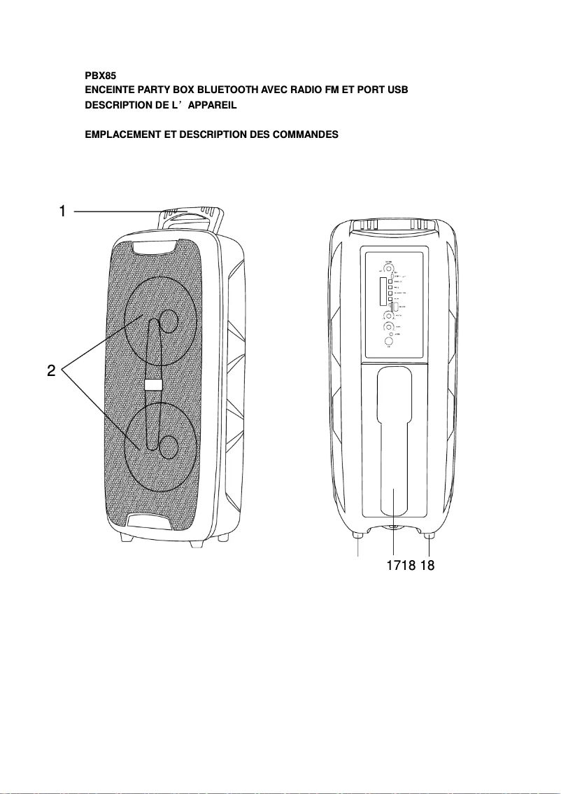 Imagen de la primera página del manual del dispositivo PBX85