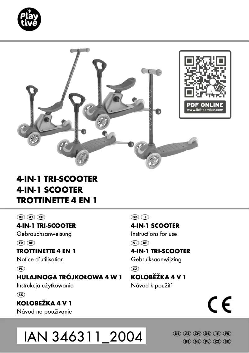 Imagen de la primera página del manual del dispositivo IAN 346311