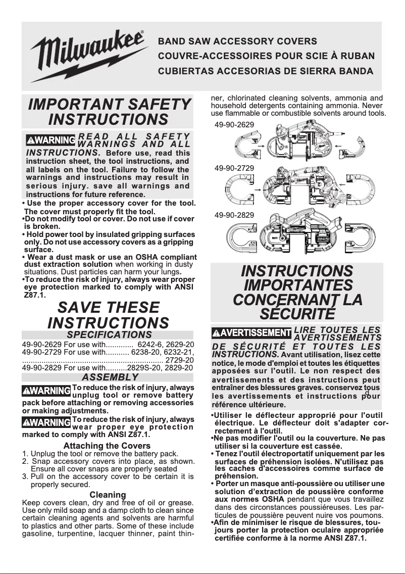 Imagen de la primera página del manual del dispositivo 49-90-2729