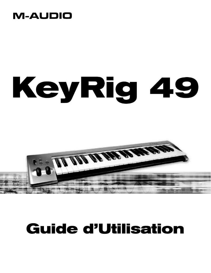 Página 1 del manual Manual de usuario M-Audio KeyRig 49