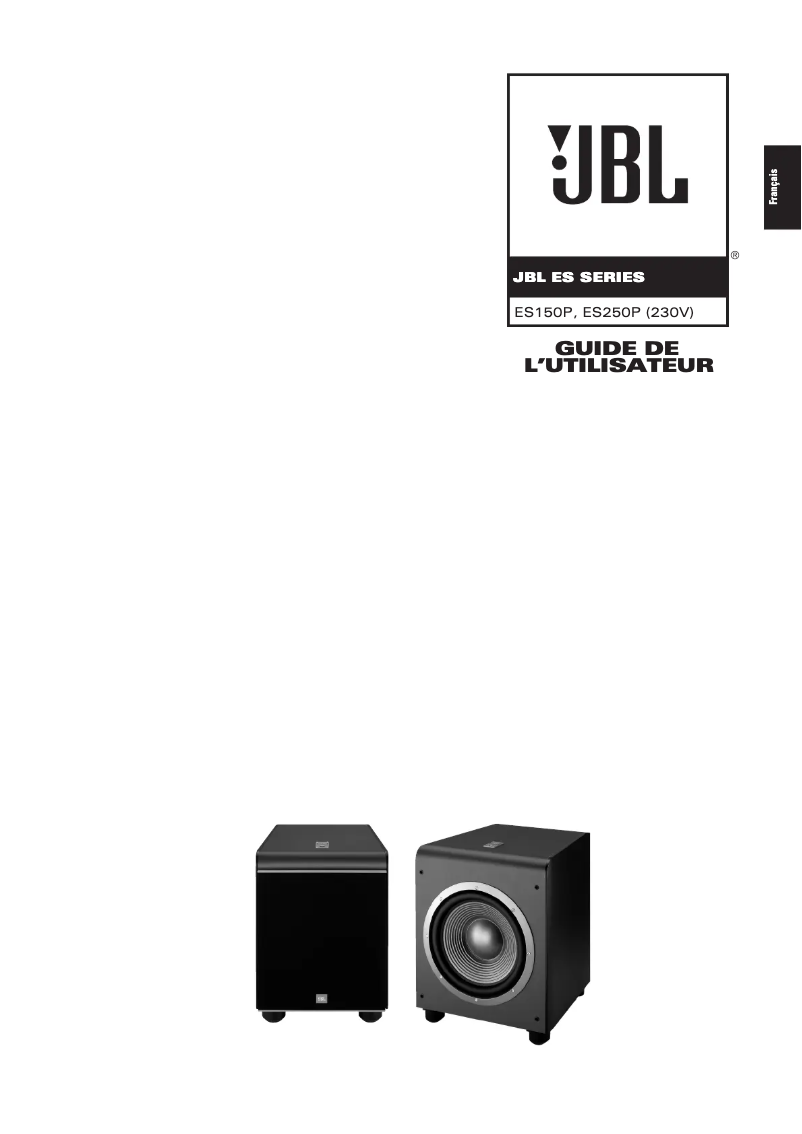 Página 1 del manual Manual de usuario JBL ES250P
