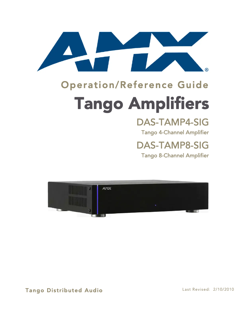 Imagen de la primera página del manual del dispositivo DAS-TAMP4-SIG