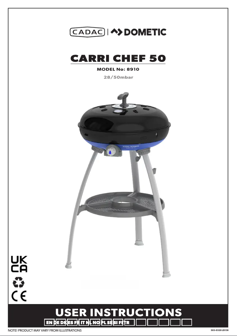 Imagen de la primera página del manual del dispositivo Carri Chef 2