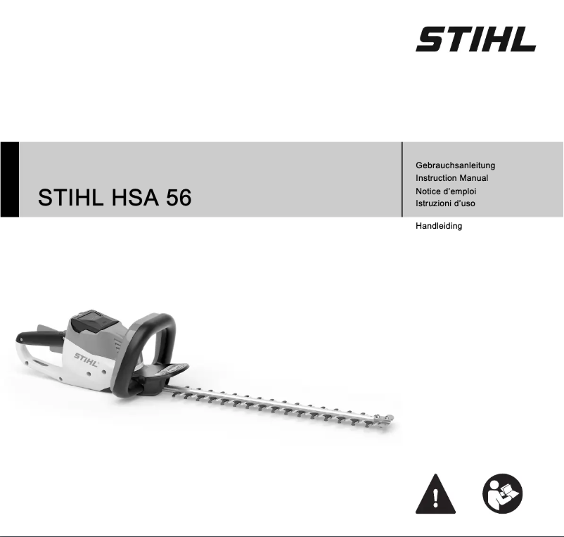 Página 1 del manual Manual de usuario Stihl HSA 56