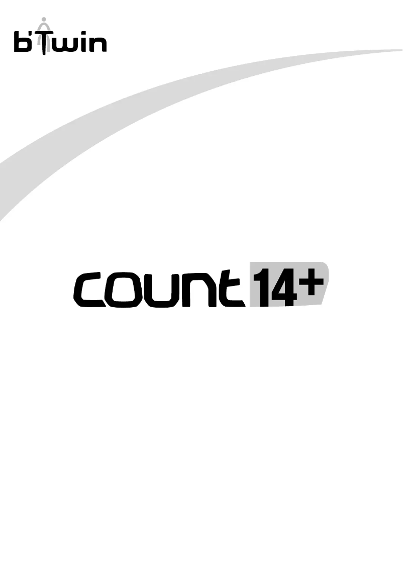 Imagen de la primera página del manual del dispositivo Count14+
