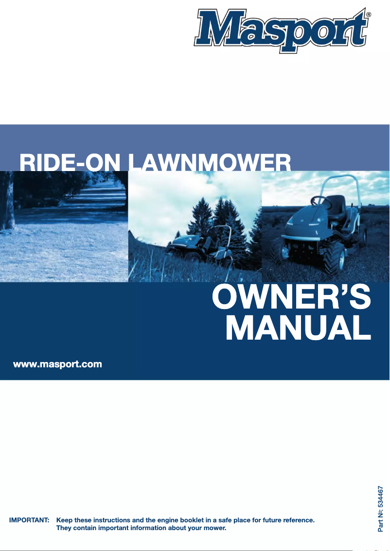 Página nº 1 - Manual de usuario Masport Crossjet 4WD