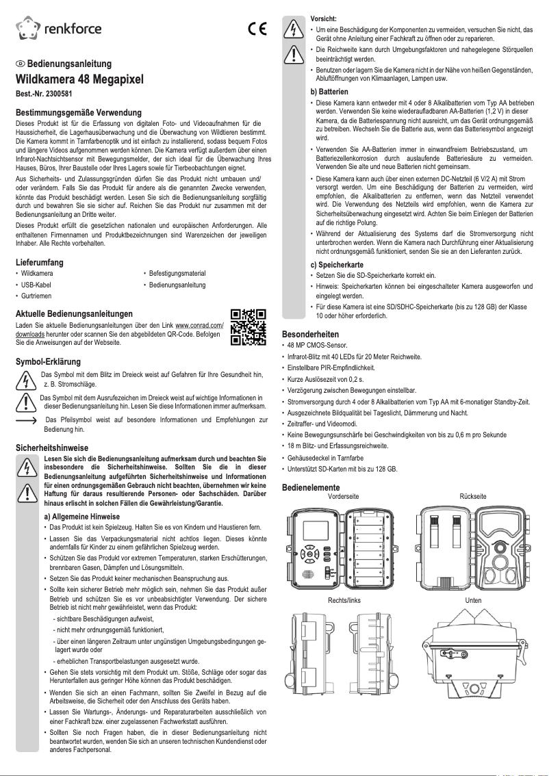 Imagen de la primera página del manual del dispositivo RF-HC-550