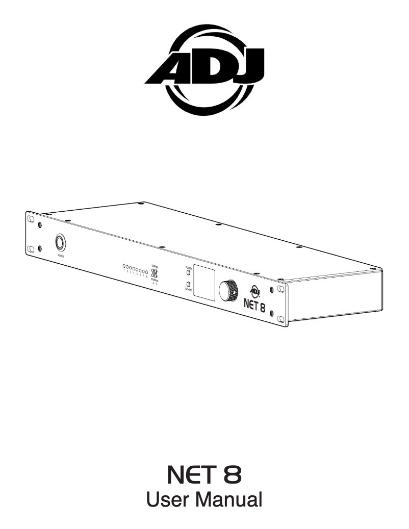 Página 1 del manual Manual de usuario Adj NET 8