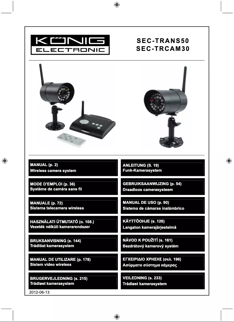 Página 1 del manual Manual de usuario Konig SEC-TRANS50