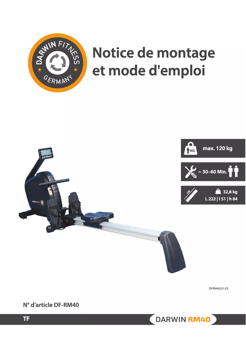 Página nº 1 - Manual de usuario Darwin RM40