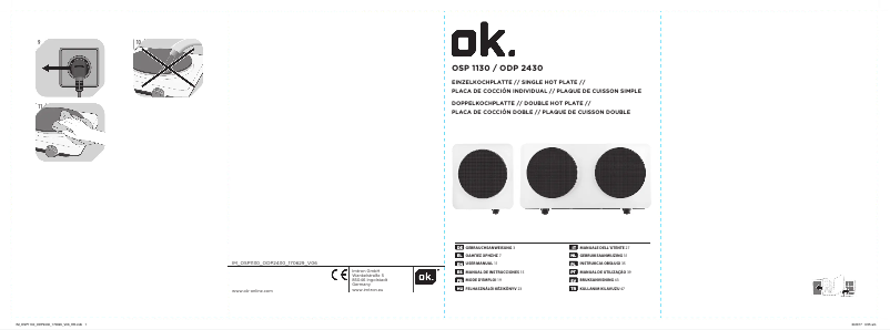 Imagen de la primera página del manual del dispositivo OSP 1130